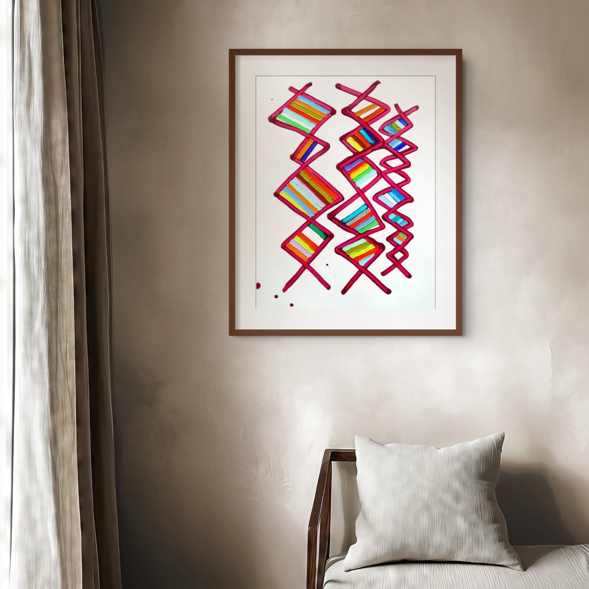 Jive 1 - by Martina Nehrling - Abstract Painting - Ideelart