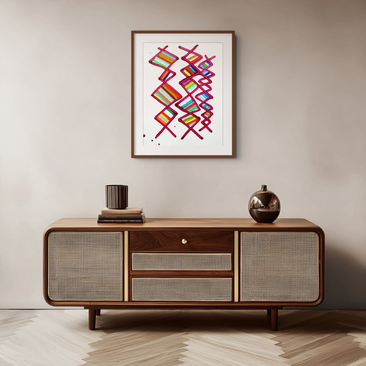 Jive 1 - by Martina Nehrling - Abstract Painting - Ideelart