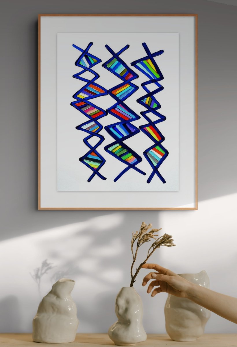 Jive 2 - by Martina Nehrling - Abstract Painting - Ideelart