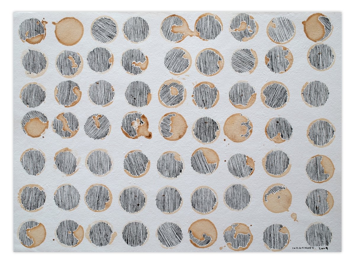 Les cafés madrilains - by Jérémie Iordanoff - Abstract Painting - Ideelart