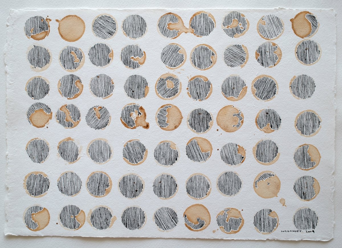 Les cafés madrilains - by Jérémie Iordanoff - Abstract Painting - Ideelart