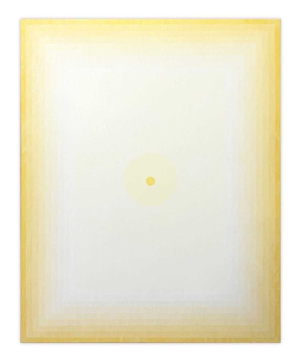 Mesmerism (Naples Yellow Light) 2 - by Andy Harwood - Abstract Painting - Ideelart