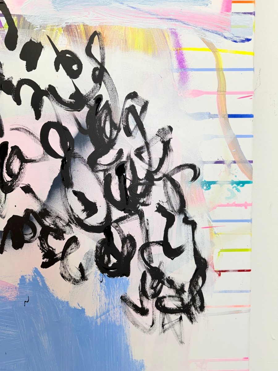 No down - by Manuela Karin Knaut - Abstract Painting - Ideelart
