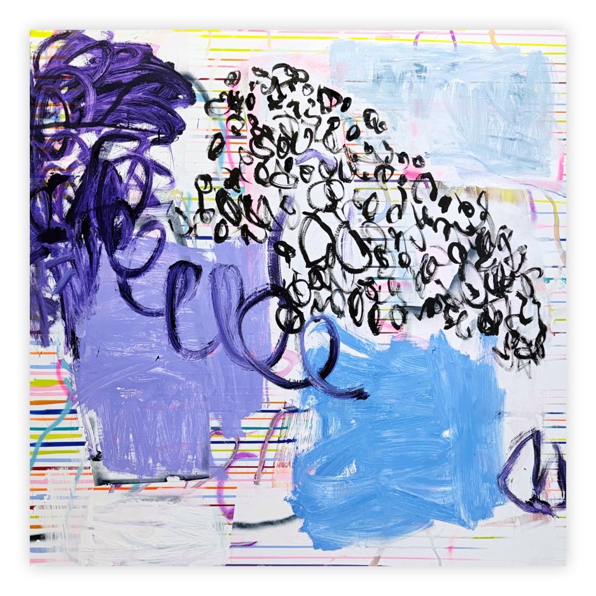 No down - by Manuela Karin Knaut - Abstract Painting - Ideelart