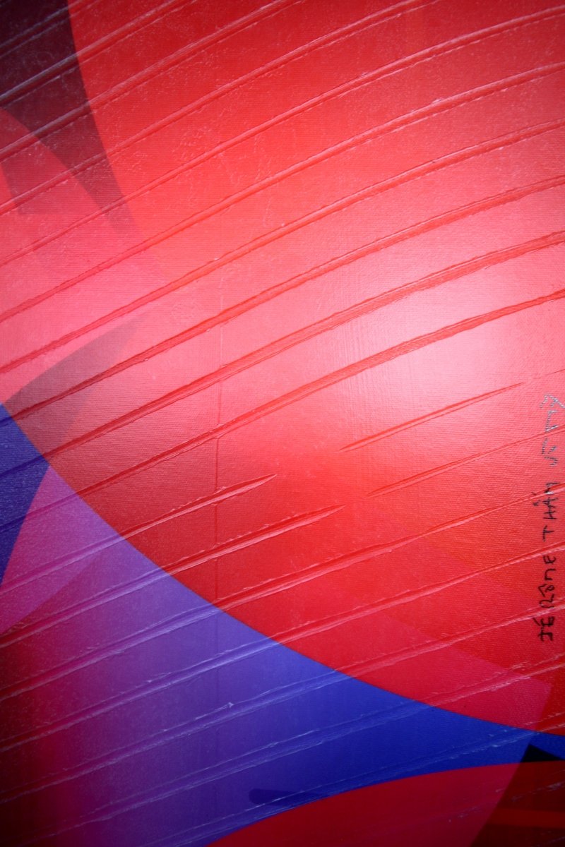 Nuit Violine Garance  Attirance - by Jerome Tham Vo My - Abstract Mixed Media - Ideelart