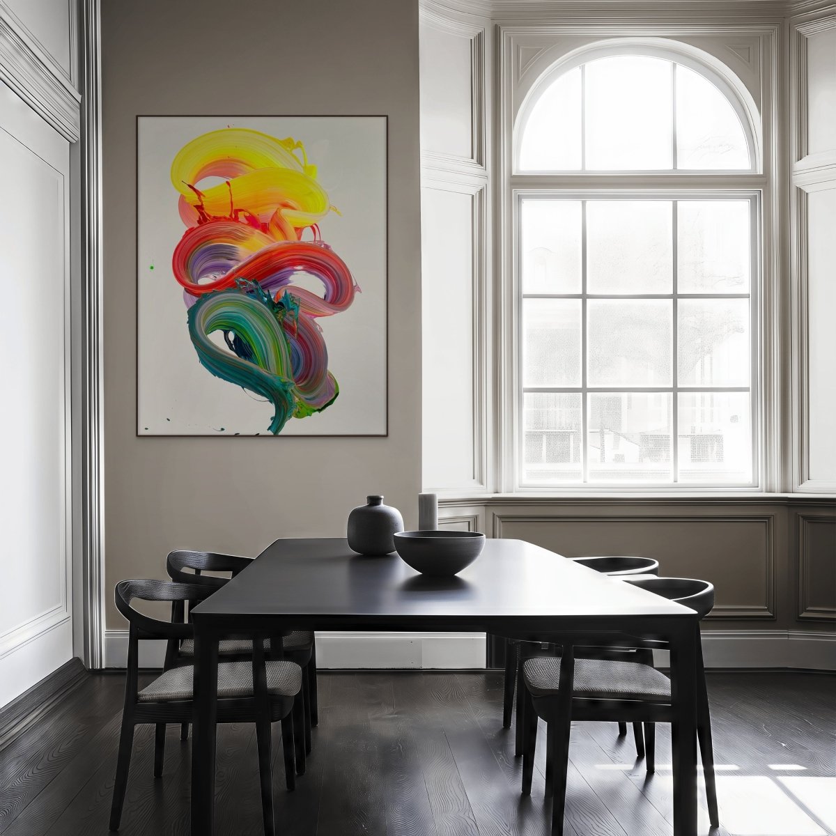 On purpose - by Nikolaos Schizas - Abstract Painting - Ideelart