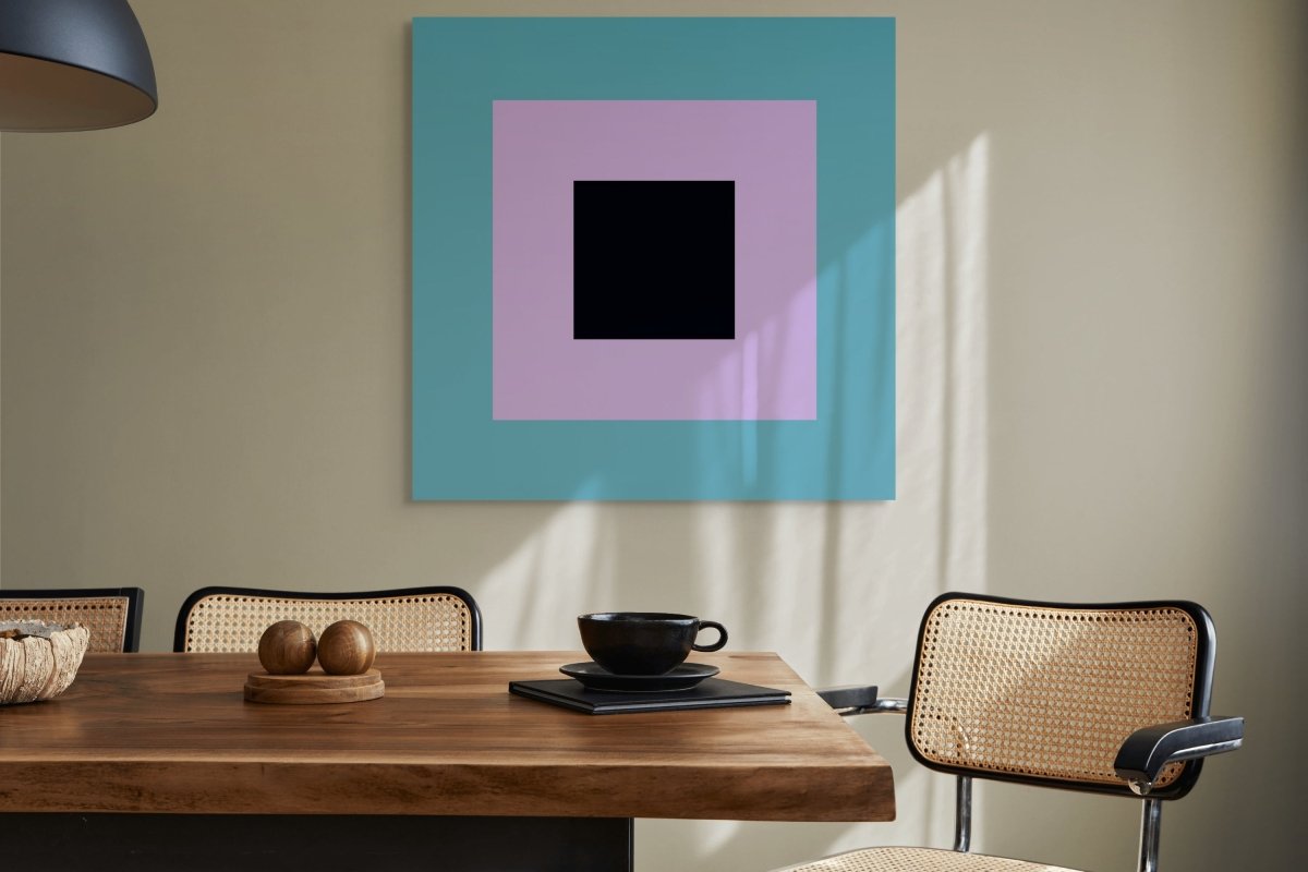 Orb (Blue and Violet) - by Brent Hallard - Abstract Painting - Ideelart