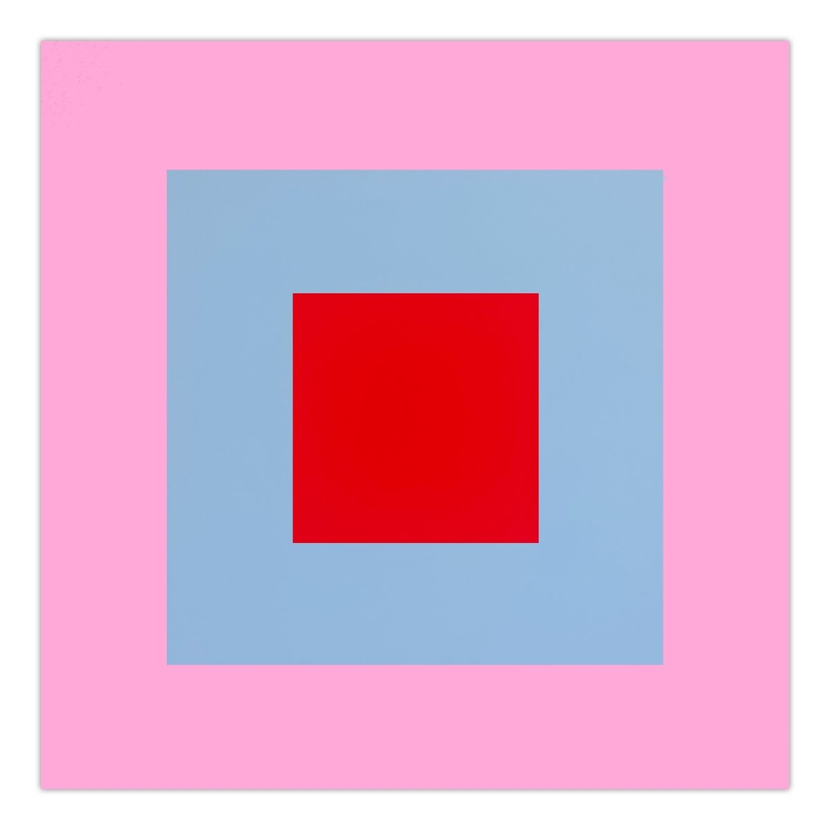 Orb (Pink and Blue) - by Brent Hallard - Abstract Painting - Ideelart