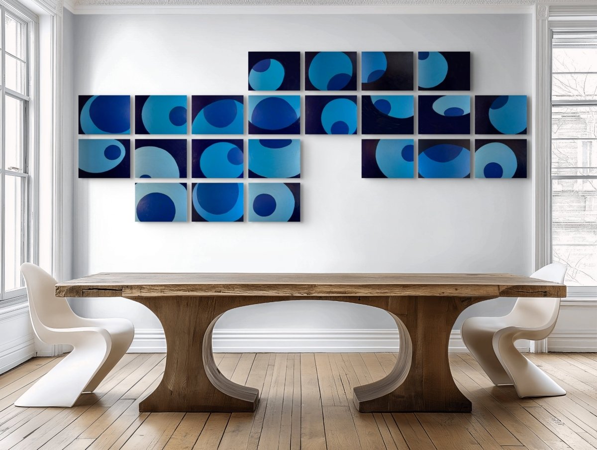 Over,Under and Through (in 100 Chapters), set of all 22 panels - by Macyn Bolt - Abstract Painting - Ideelart
