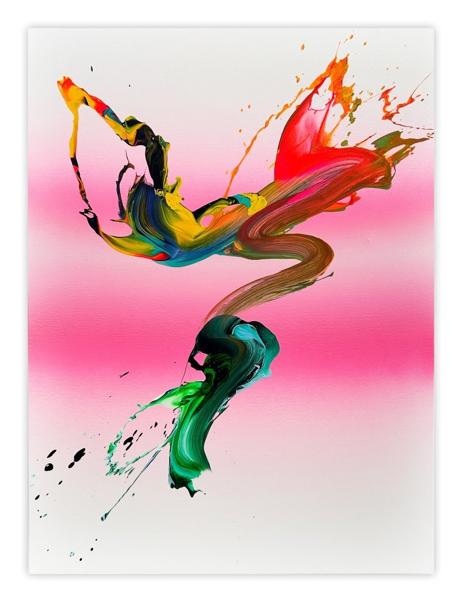 Pink dreams - by Nikolaos Schizas - Abstract Painting - Ideelart