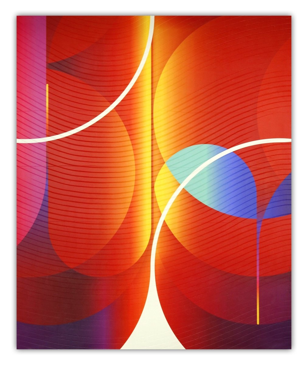 Prune Safran Céladon  Espadindon - by Jerome Tham Vo My - Abstract Mixed Media - Ideelart