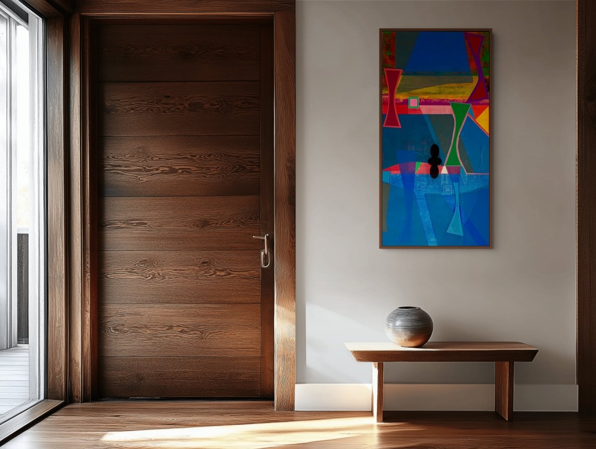 Relic: Hourglasses - by Michael Barringer - Abstract Painting - Ideelart