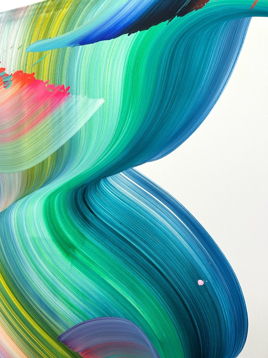 REM - by Nikolaos Schizas - Abstract Painting - Ideelart