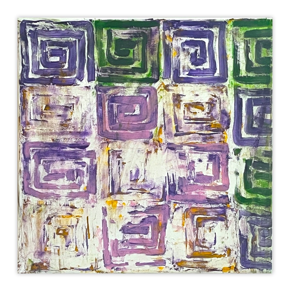 Scrapin' By 1 - by Dana Gordon - Abstract Painting - Ideelart