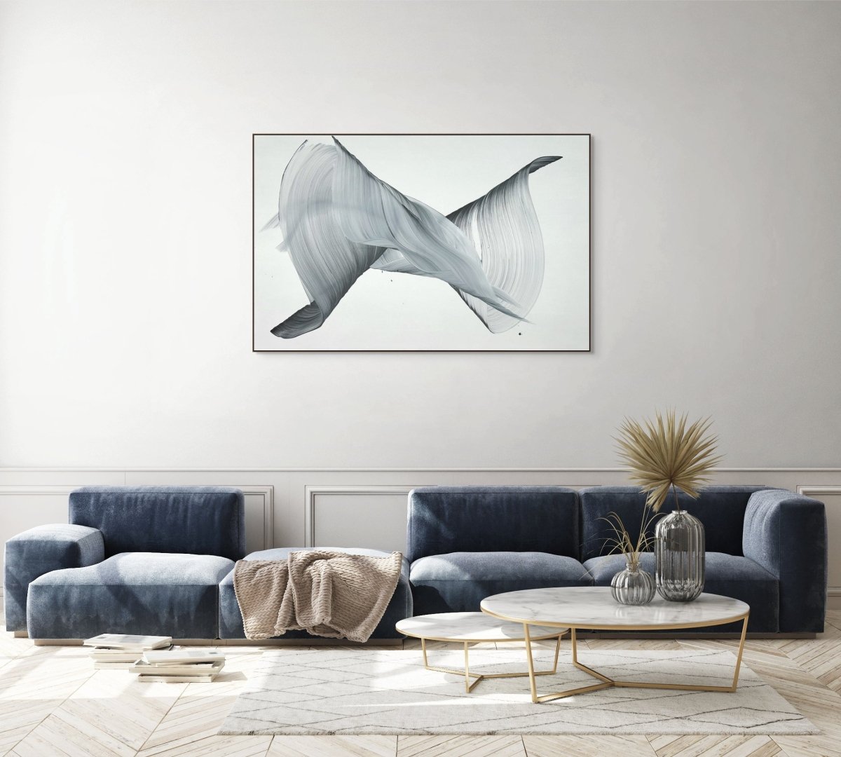 Secret in the dark - by Nikolaos Schizas - Abstract Painting - Ideelart