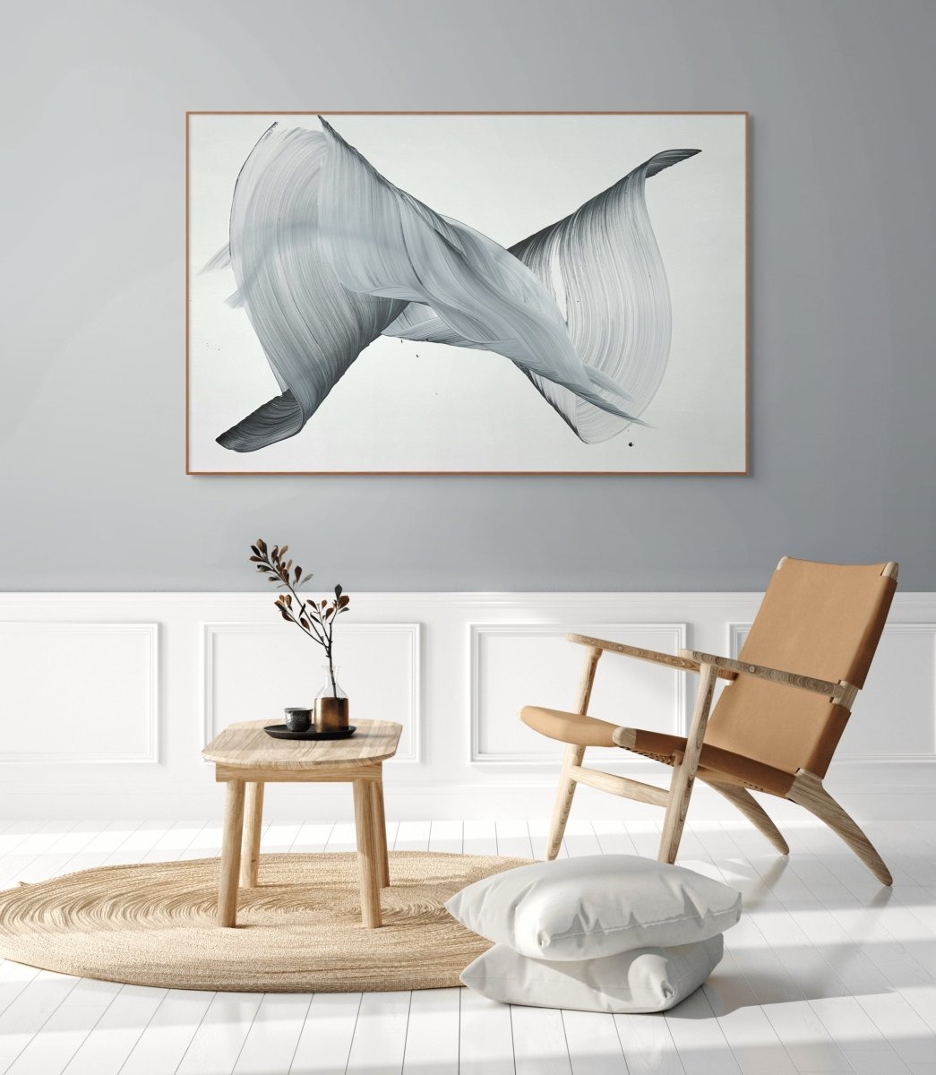 Secret in the dark - by Nikolaos Schizas - Abstract Painting - Ideelart