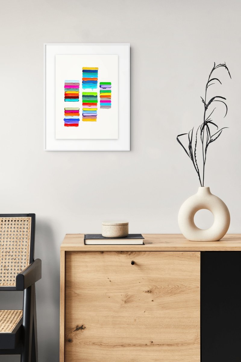Sequencing 13 - by Martina Nehrling - Abstract Painting - Ideelart