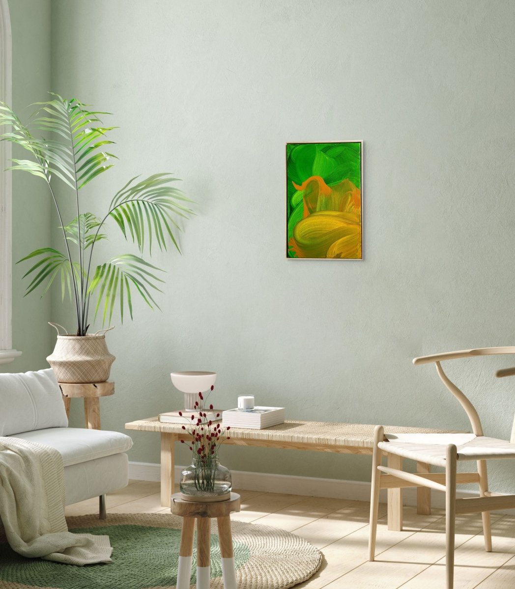 Silence - by Nikolaos Schizas - Abstract Painting - Ideelart