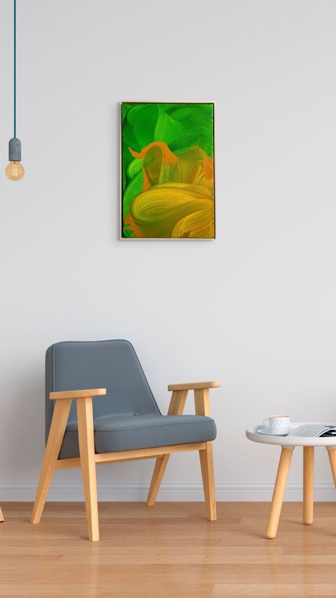 Silence - by Nikolaos Schizas - Abstract Painting - Ideelart