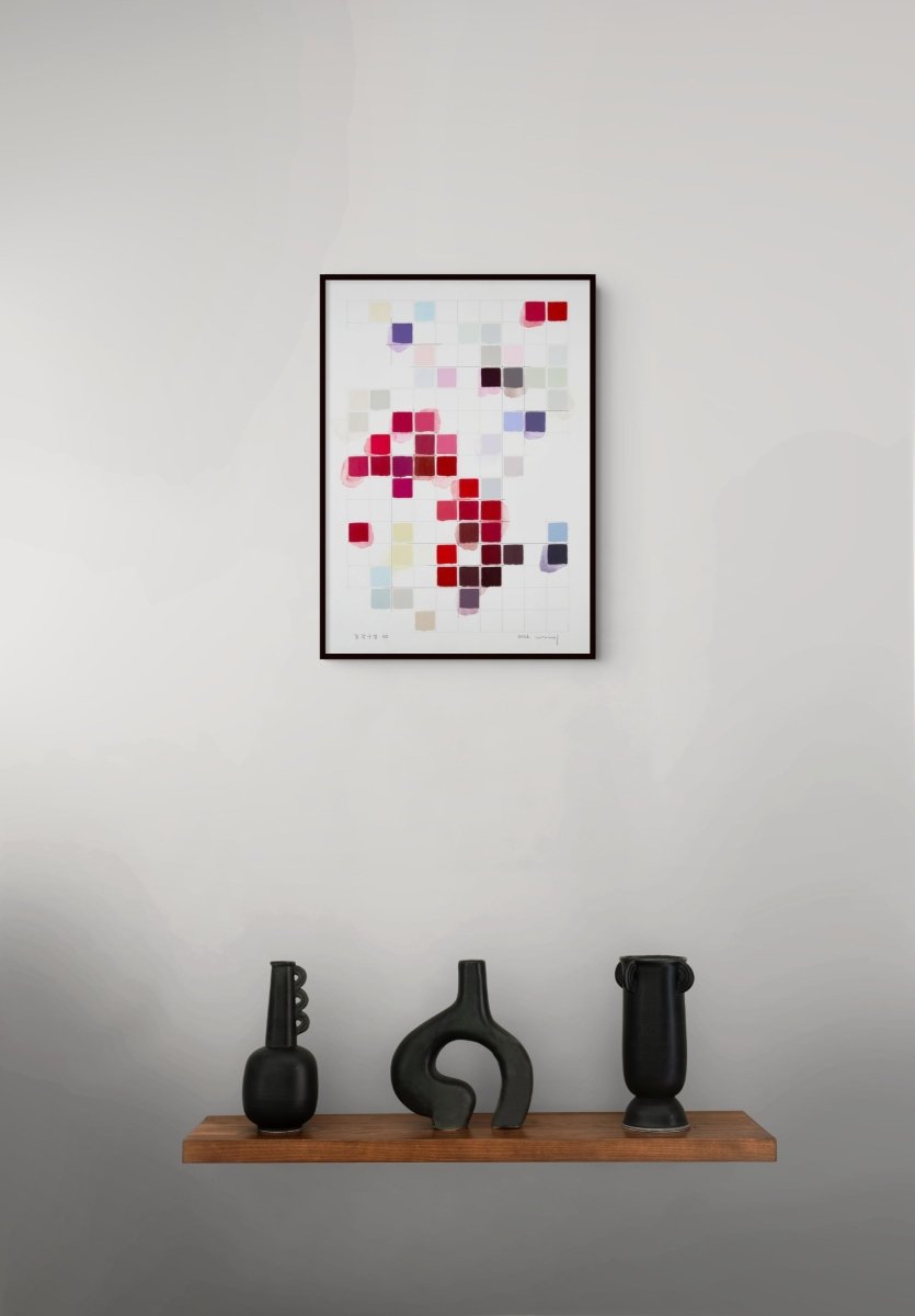 Sinnliche Komposition 40 - by Kyong Lee - Abstract Painting - Ideelart