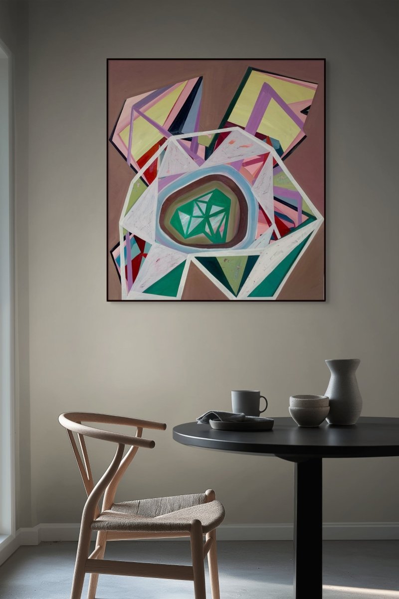 Spiraling Out - by Ashlynn Browning - Abstract Painting - Ideelart