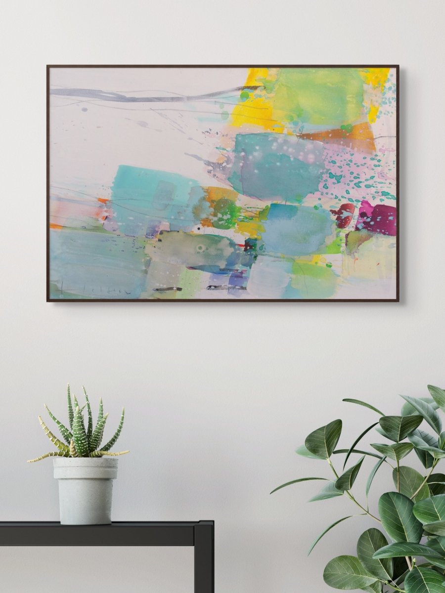 Spring - by Greet Helsen - Abstract Painting - Ideelart