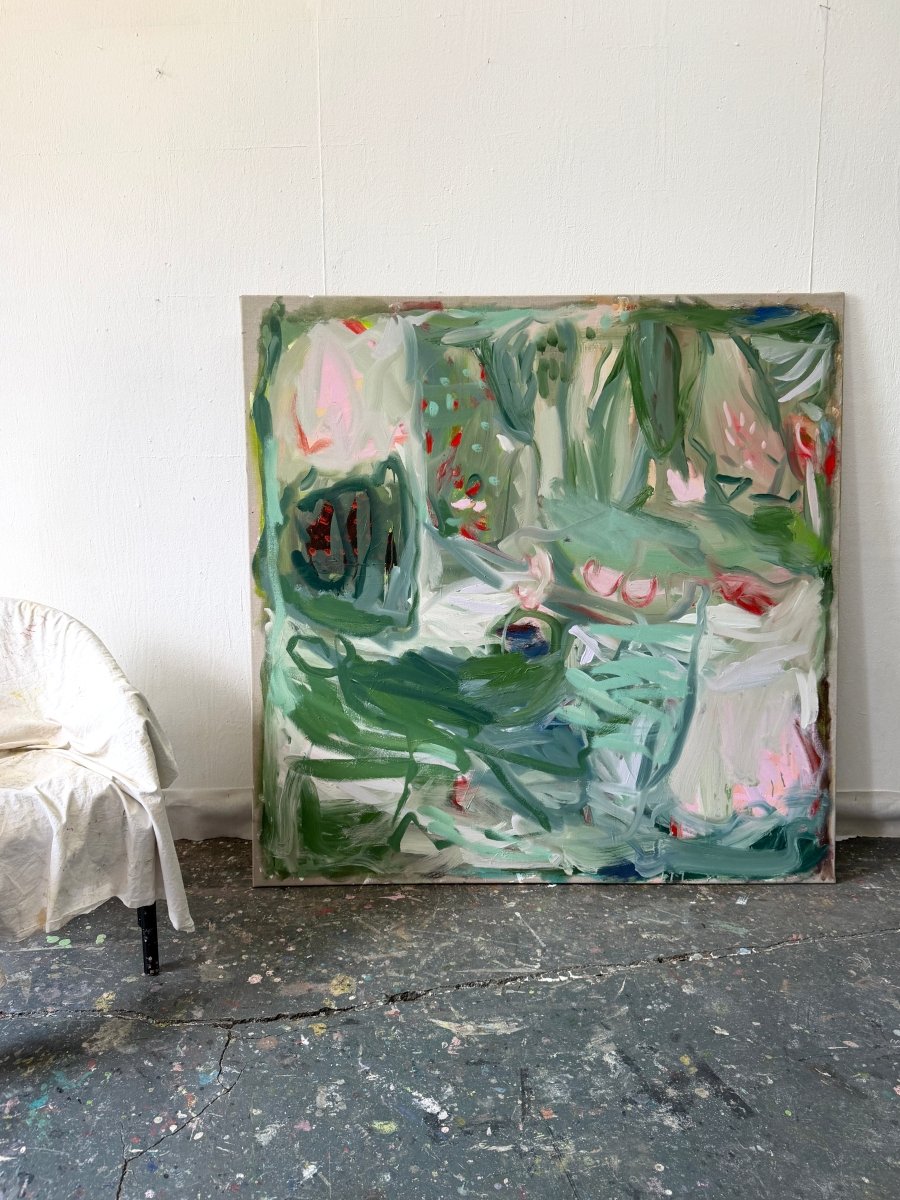 Spring Prayer - by Petra Schott - Abstract Painting - Ideelart