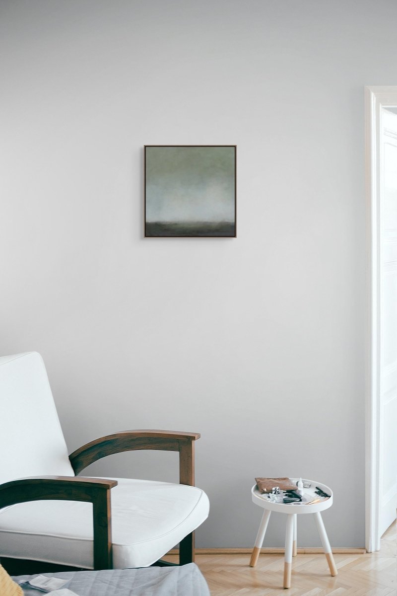 The Waiting Green - by Janise Yntema - Abstract Painting - Ideelart
