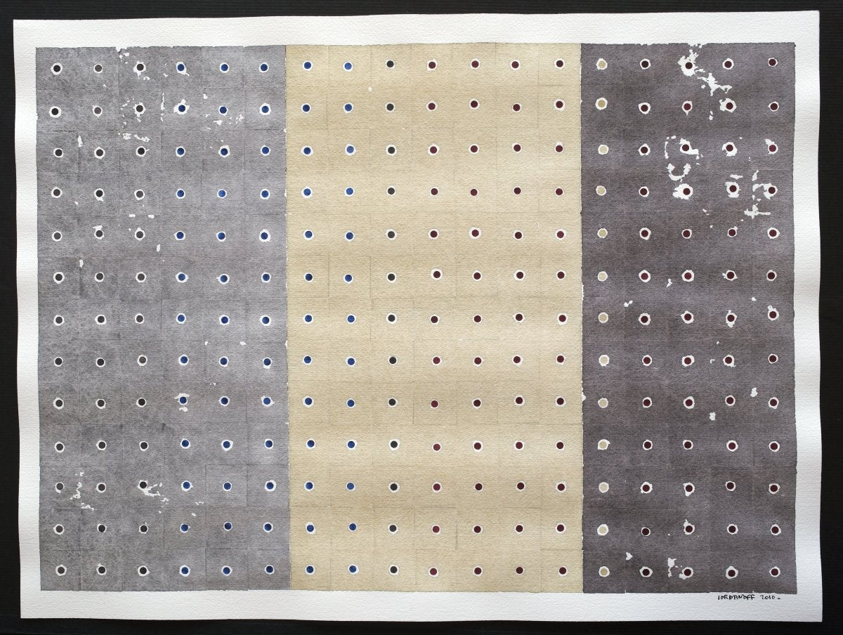 Trois bandes - by Jérémie Iordanoff - Abstract Painting - Ideelart