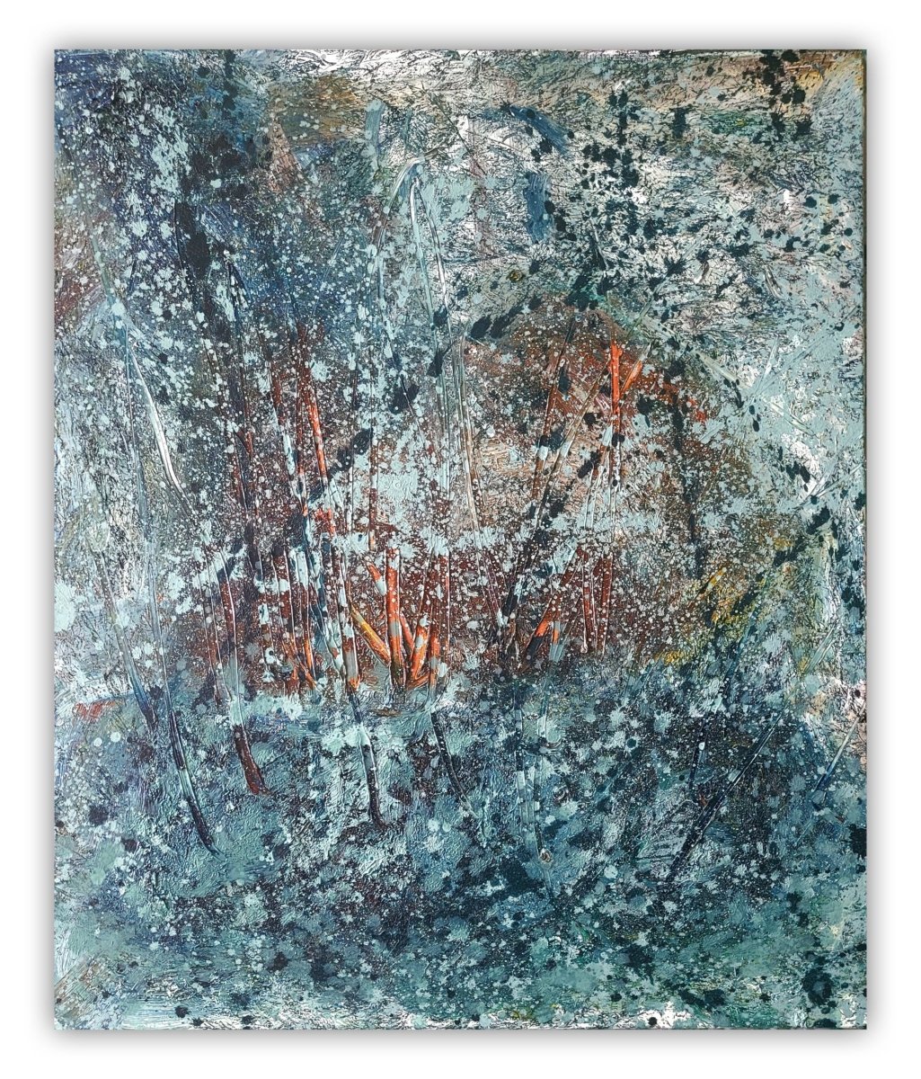 Turgor pressure 2 - by Reiner Heidorn - Abstract Painting - Ideelart