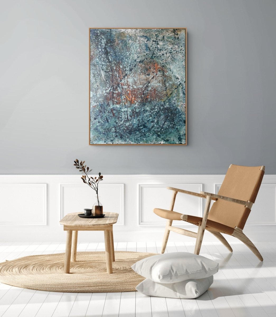 Turgor pressure 2 - by Reiner Heidorn - Abstract Painting - Ideelart