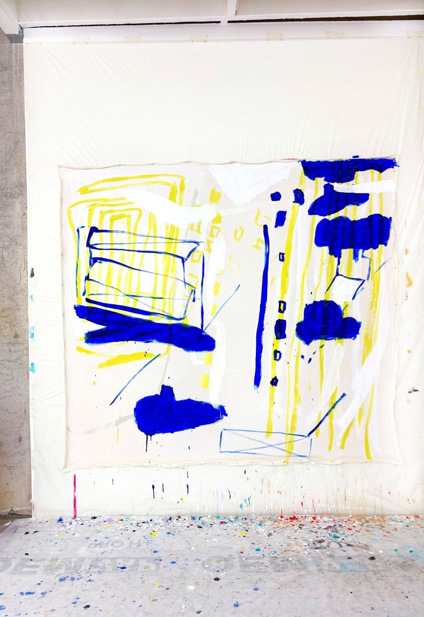 Un pas de côté - by Macha Poynder - Abstract Painting - Ideelart