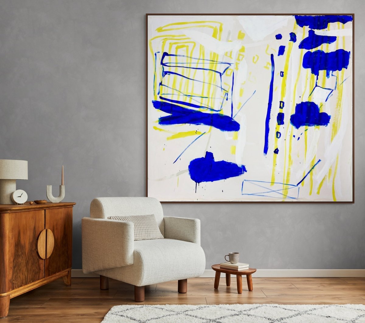 Un pas de côté - by Macha Poynder - Abstract Painting - Ideelart