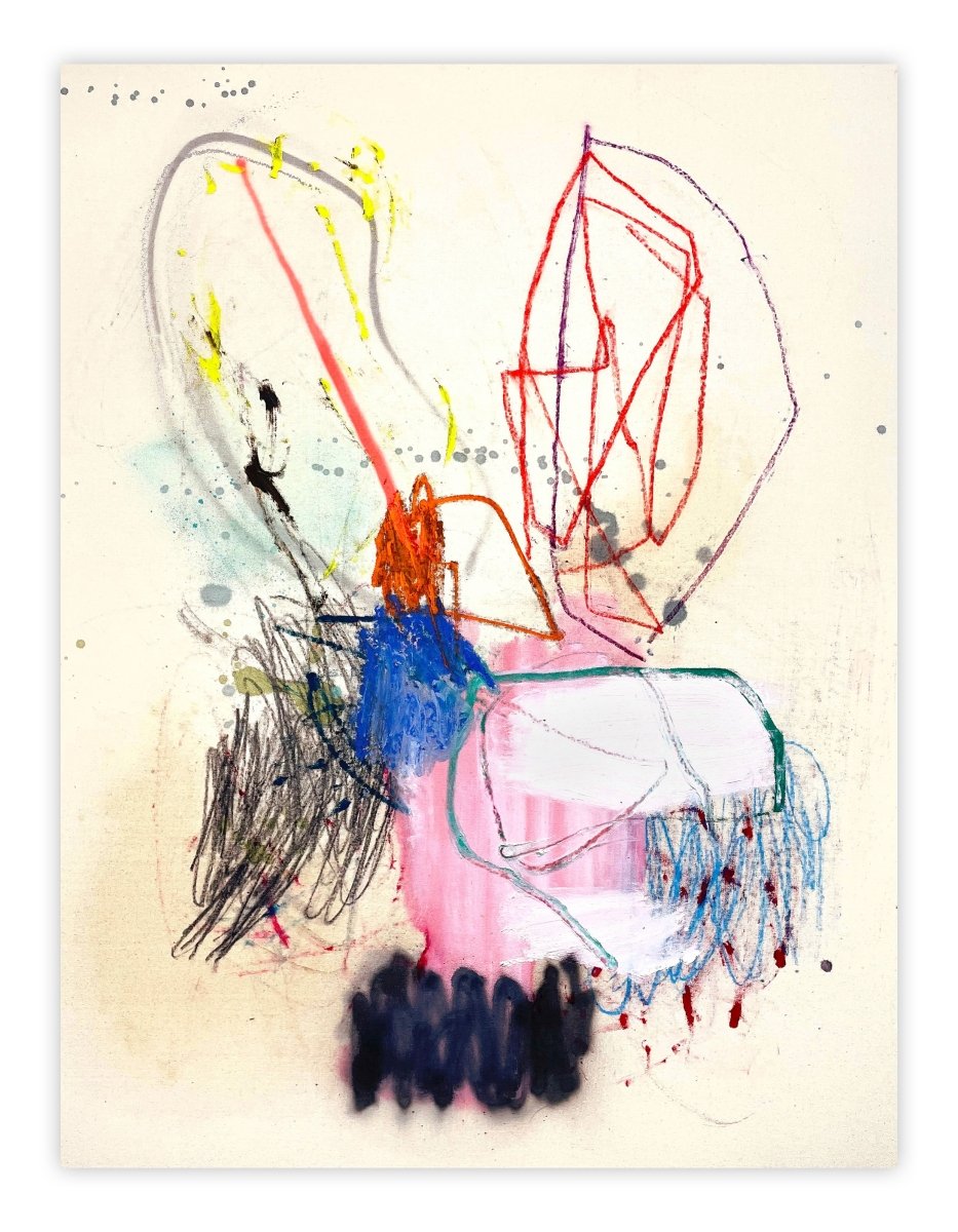 Untitled 132_25 - by Ludovic Dervillez - Abstract Painting - Ideelart