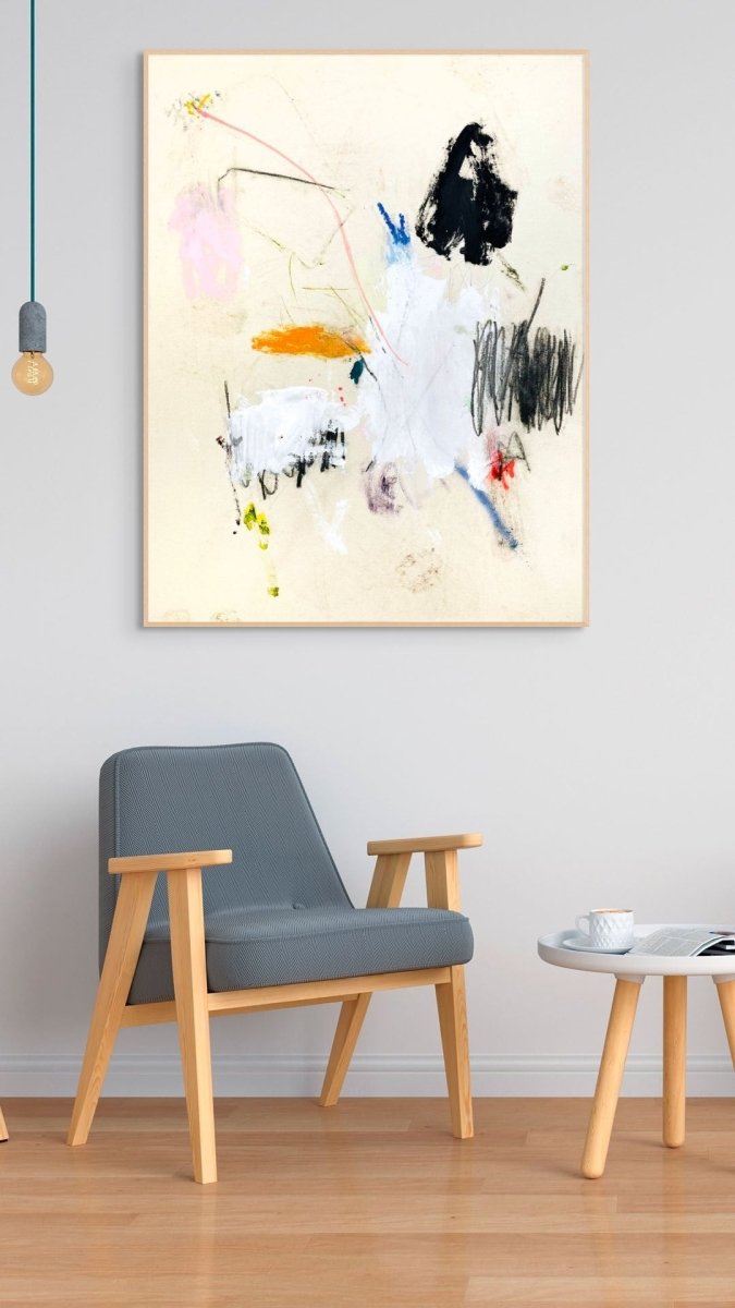 Untitled 145_25 - by Ludovic Dervillez - Abstract Painting - Ideelart