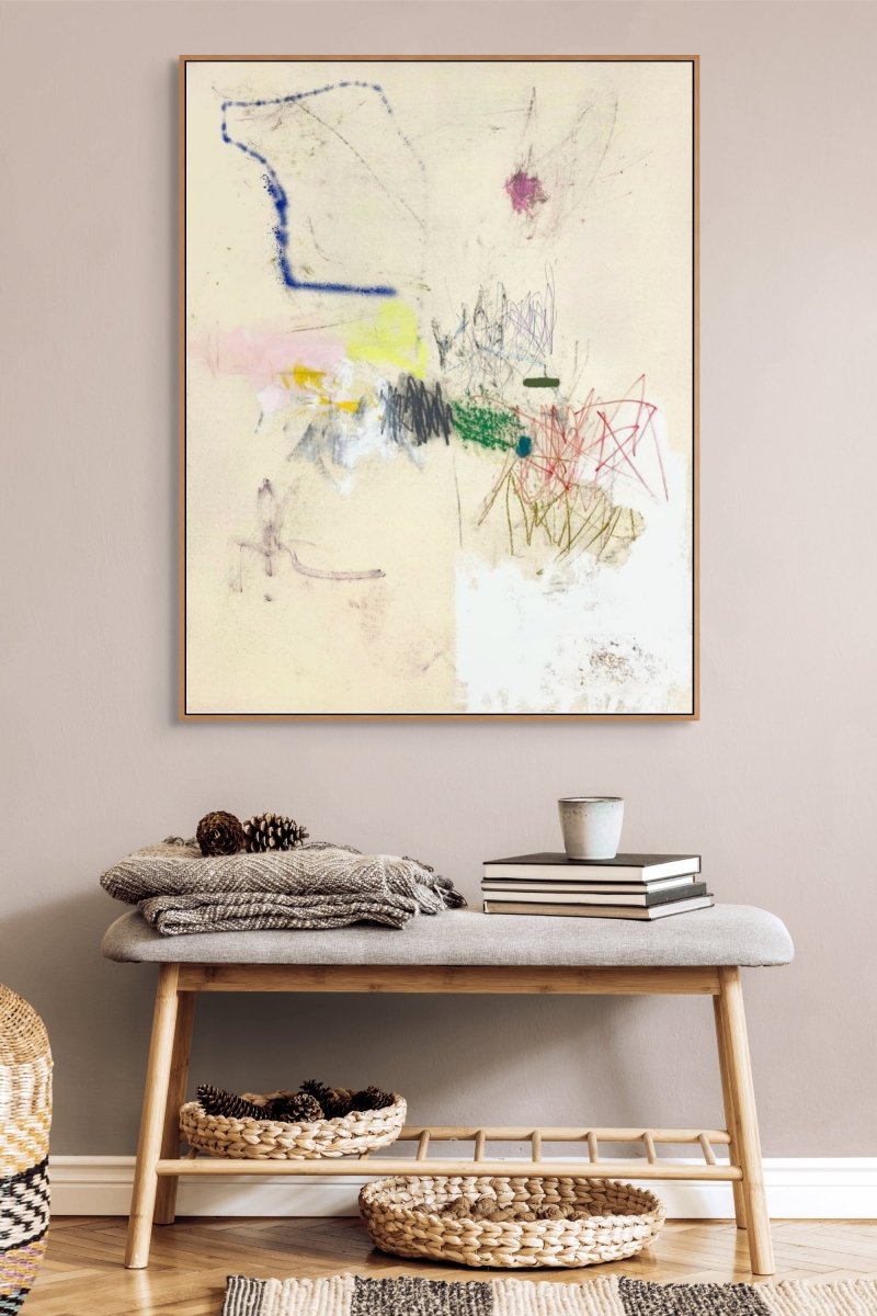 Untitled 150_25 - by Ludovic Dervillez - Abstract Painting - Ideelart