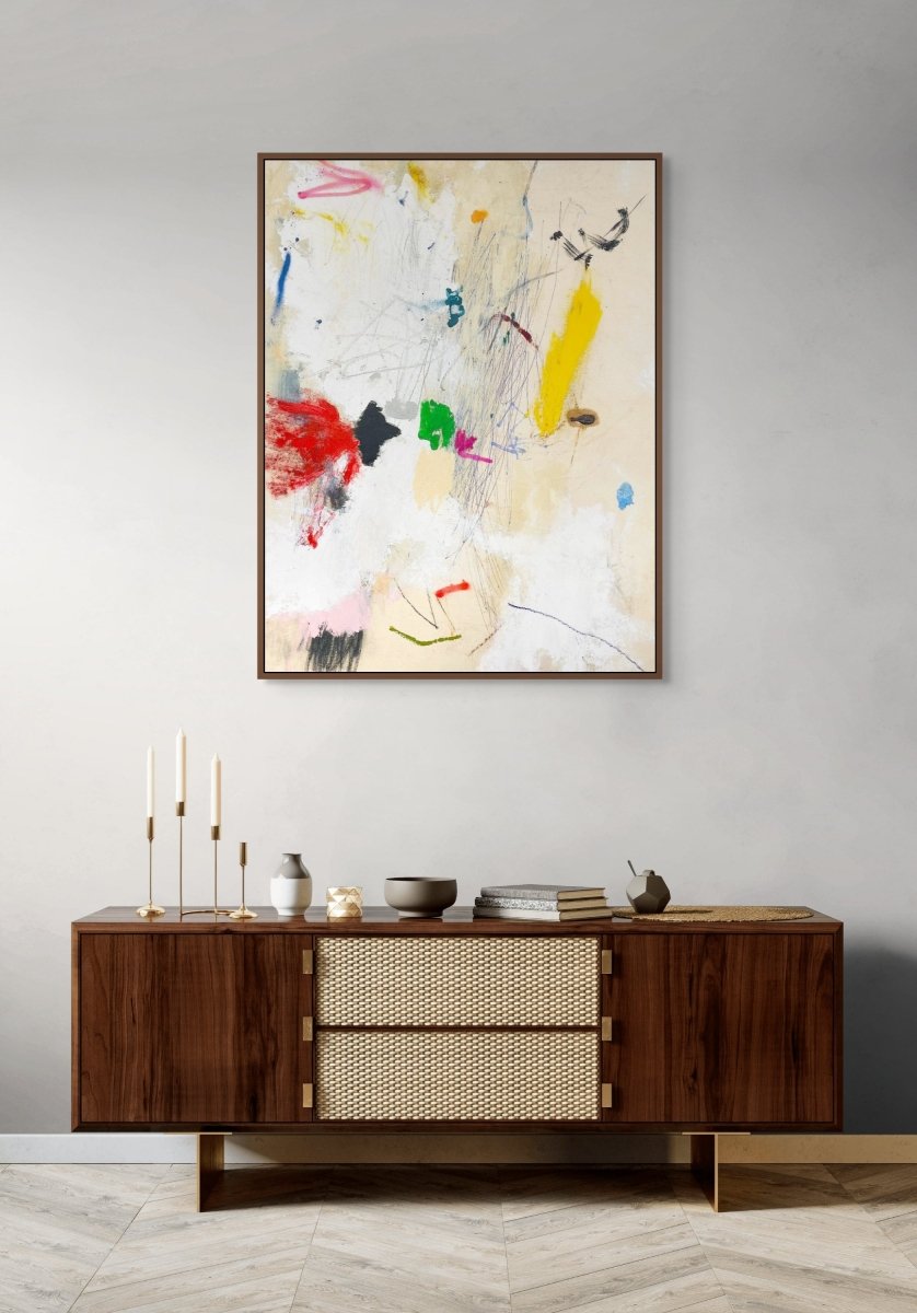 Untitled 155_25 - by Ludovic Dervillez - Abstract Painting - Ideelart