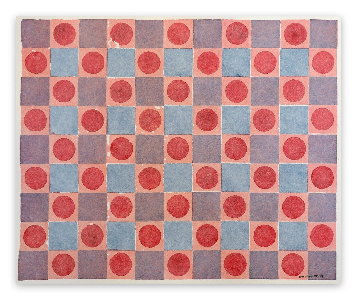 Untitled 753 - by Jérémie Iordanoff - Abstract Painting - Ideelart