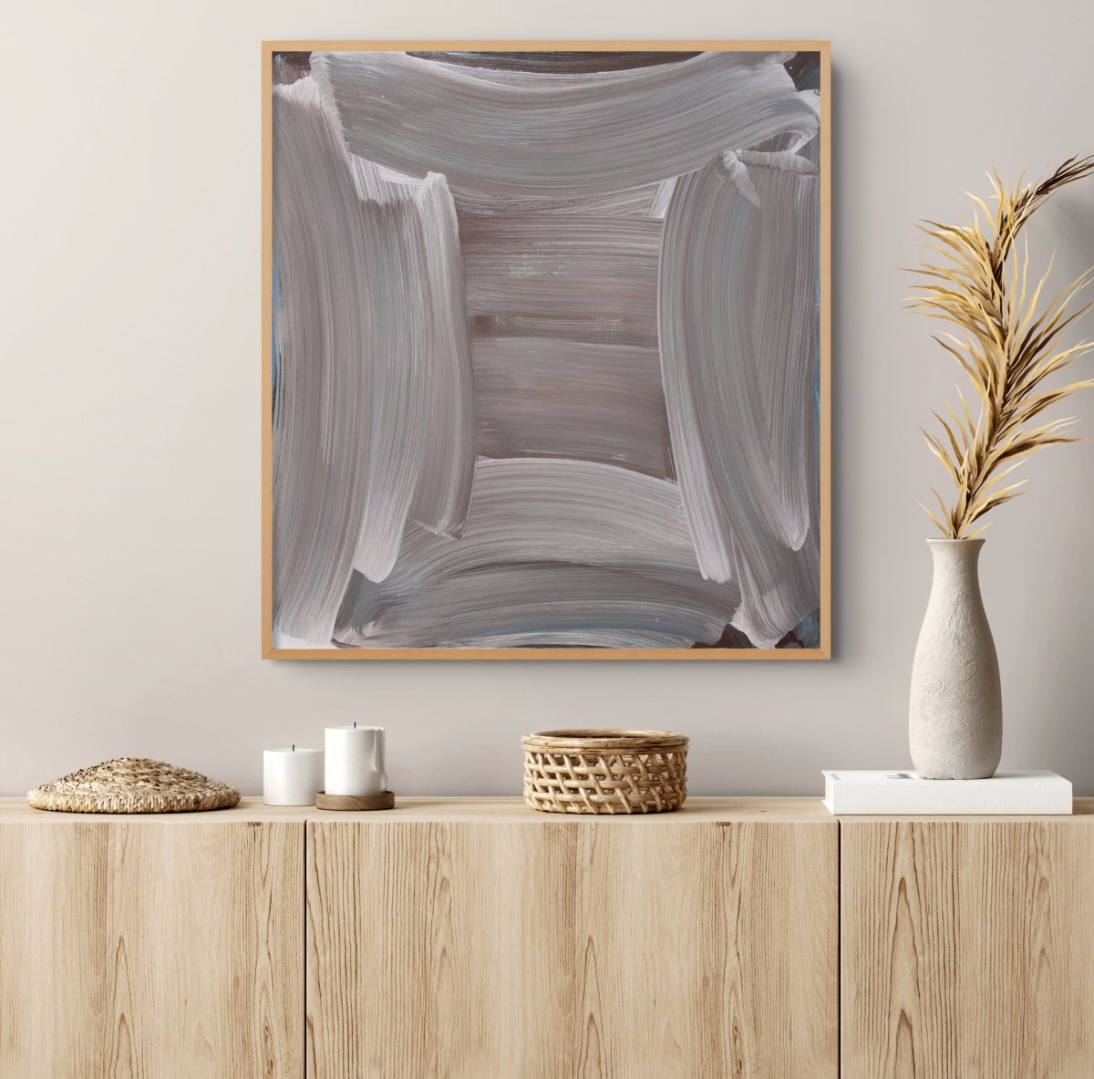 Winter vault - by Anne Russinof - Abstract Painting - Ideelart