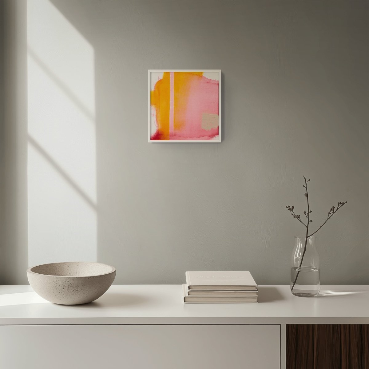 With - by Xanda McCagg - Abstract Painting - Ideelart
