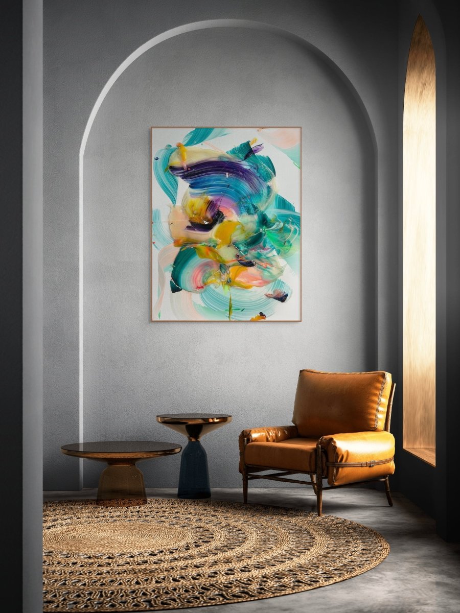 Worries - by Nikolaos Schizas - Abstract Painting - Ideelart