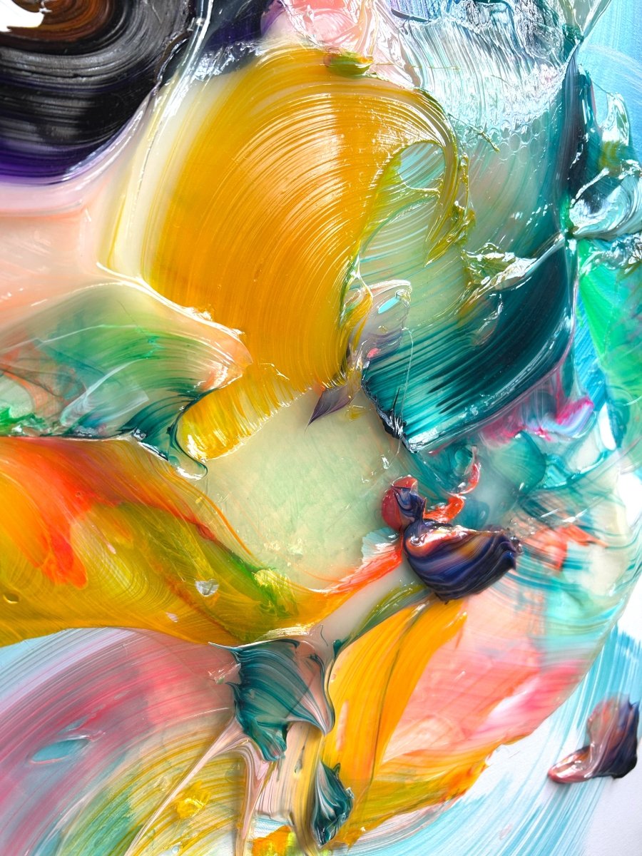 Worries - by Nikolaos Schizas - Abstract Painting - Ideelart