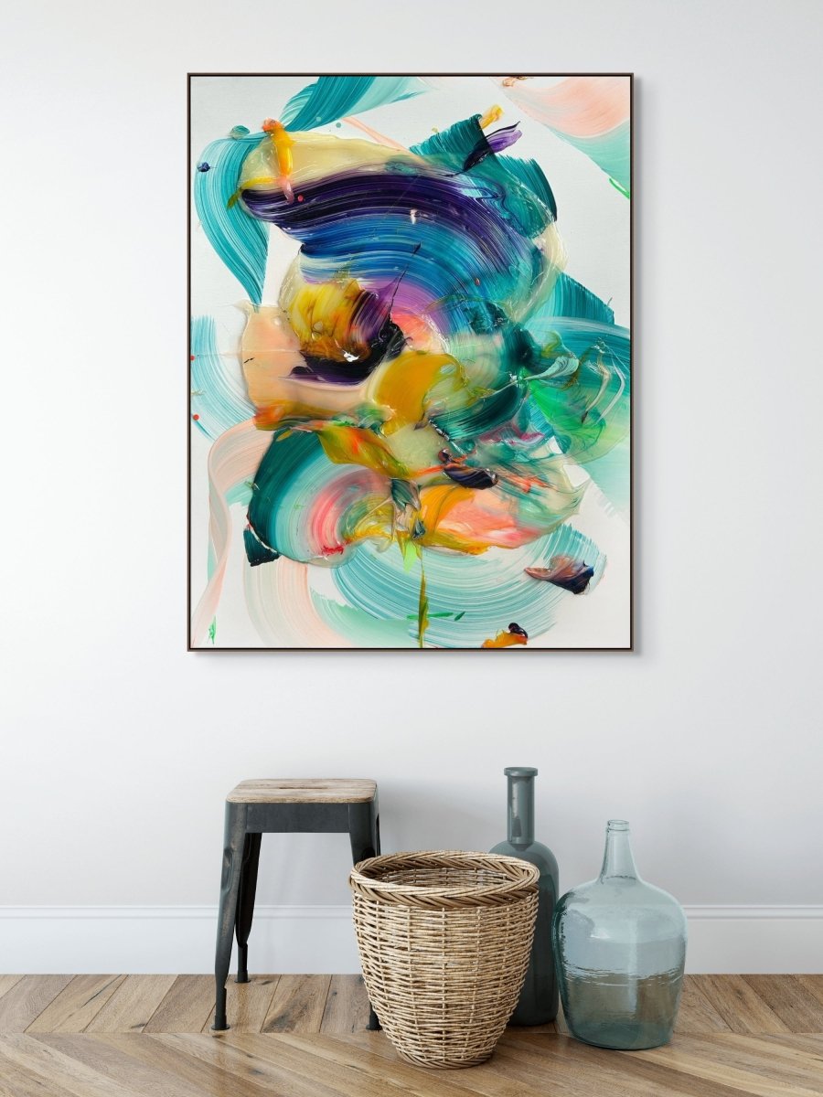 Worries - by Nikolaos Schizas - Abstract Painting - Ideelart