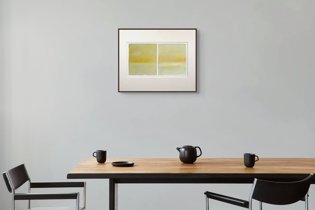 Yellow on Yellow - by Janise Yntema - Abstract Painting - Ideelart